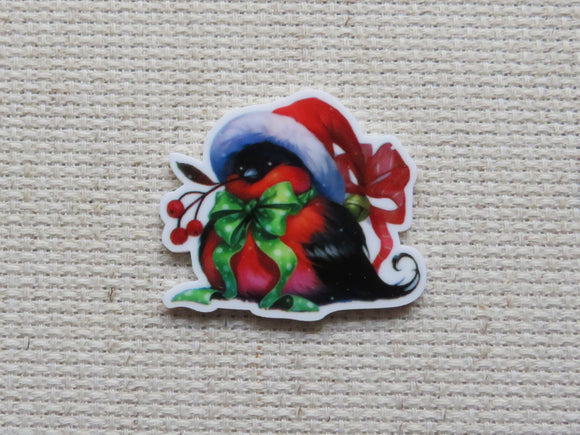 First view of Cute Christmas Bird Needle Minder.