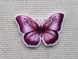 First view of Pretty pink Butterfly Needle Minder.