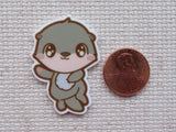 Second view of Waving Otter Needle Minder.