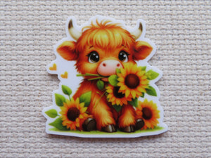 First view of Sunflower Cow Needle Minder.