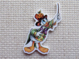 First view of Autumn Themed Donald Duck Needle Minder.