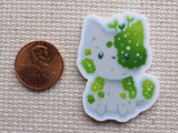 Second view of Sprout Kitty Needle Minder.