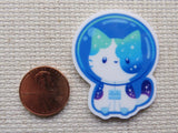 Second view of Astronaut Kitty Needle Minder.