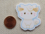 Second view of Grecian Kitty Needle Minder.