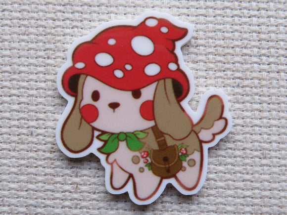 First view of Mushroom Puppy Needle Minder.