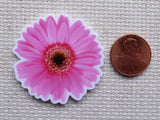 Second view of Pink Gerbera Daisy Needle Minder.