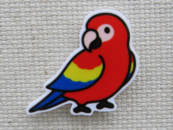 First view of Scarlet Macaw Needle Minder.