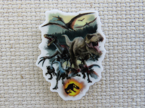 First view of Jurassic Dinosaurs Needle Minder.