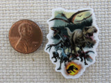 Second view of Jurassic Dinosaurs Needle Minder.