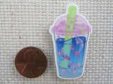 Second view of Fishy Boba Drink Needle Minder.