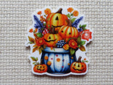 First view of A Basket of Pumpkin Fun Needle Minder.