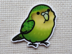 First view of Cute Green Parakeet Needle Minder.