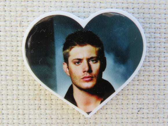 First view of Dean in a Heart Needle Minder.