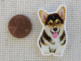 Second view of Pembroke Welsh Corgi Needle Minder.