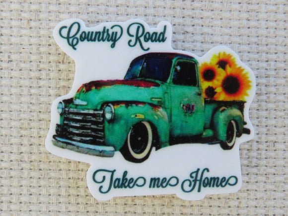 First view of Country Roads Take Me Home Truck Needle Minder.