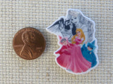 Second view of Aurora and Briar Rose Needle Minder.