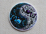 First view of Black and White Butterfly Circle Needle Minder.