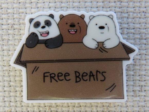 First view of Free Bears in a Box Needle Minder.