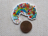 Second view of A Rainbow of Flowers Needle Minder.