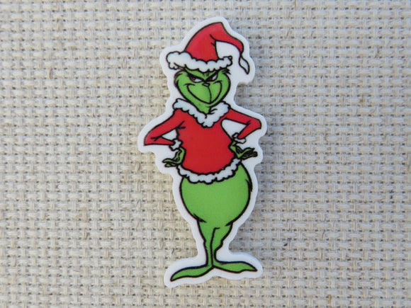 First view of Grinch Standing Needle Minder.