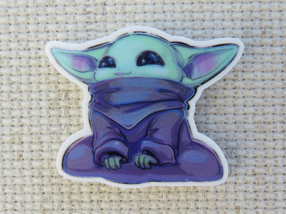 First view of Sitting Grogu Needle Minder.