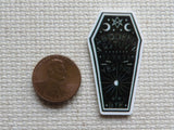 Second view of Black Coffin Needle Minder.