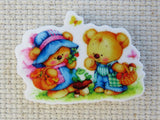 First view of A Pair of Bears Going on a Picnic Needle Minder,.