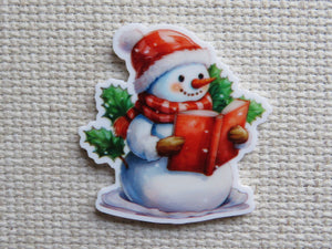 First view of Reading Snowman Needle Minder.