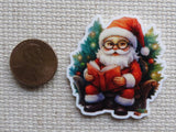 Second view of Reading Santa Needle Minder.