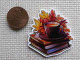 Second view of Fall Reading Needle Minder.