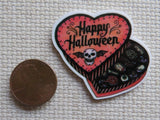 Second view of Heart Shaped Halloween Box of Chocolates Needle Minder.