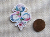 Second view of Celestial Infinity Loop  Needle Minder.