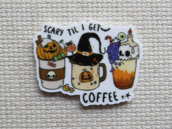 First view of Scary Till I Get My Coffee Needle Minder.