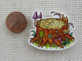 Second view of Tree Stump Needle Minder.