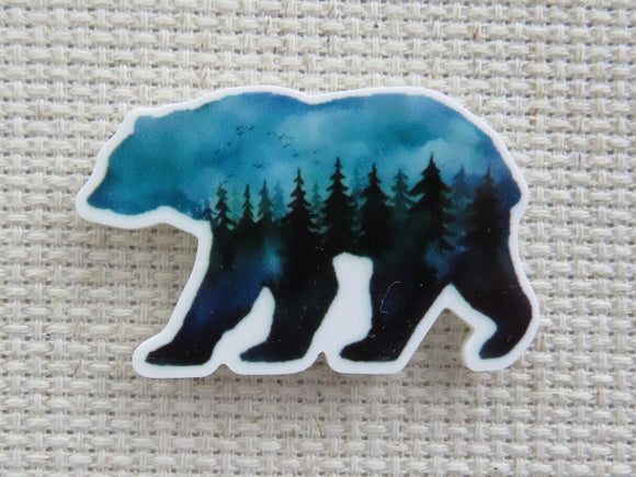 First view of Forest Scene in a Bear Needle Minder.