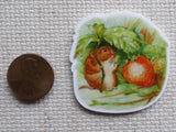 Second view of Field Mouse with a Strawberry Needle Minder.