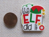 Second view of The Elf Did It Needle Minder.