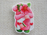 First view of Watermelon Gnome Needle Minder.