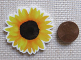 Second view of Yellow Sunflower Needle Minder.