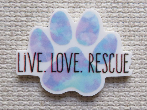 First view of Live Love Rescue Needle Minder.