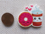 Second view of Donut and Coffee Needle Minder.