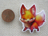 Second view of Cartoonish Fox Needle Minder