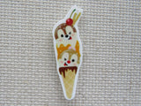 First view of Chip and Dale Ice Cream Cone Needle Minder.