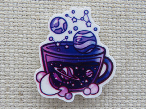 First view of The Other Purple Planetary Teacup Needle Minder.