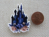 Second view of Spooky Castle Needle Minder.