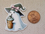 Second view of Latte Sipping Witch Ghost minder.