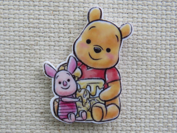 First view of Pooh and Piglet Needle Minder.