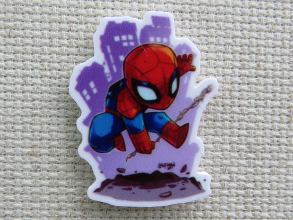First view of Spiderman on the Move Needle Minder.