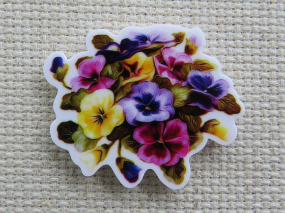 First view of Pretty Pansies Needle Minder.