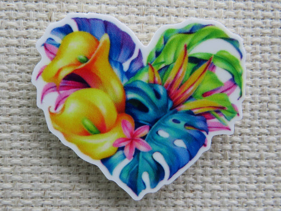 First view of Calla Lily Heart Needle Minder.